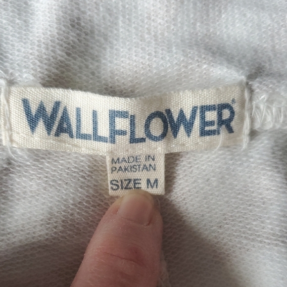 Zebra Print Cream and Blue Denim Overall Shorts. Size Medium. - Picture 3 of 9